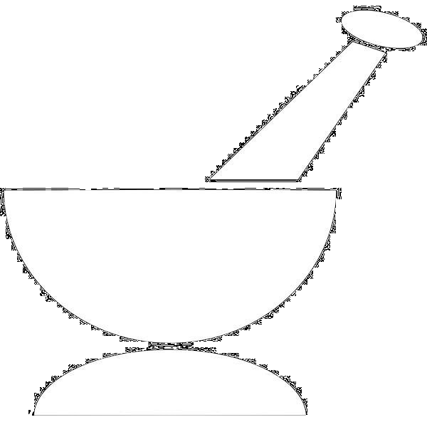 Pestle and Mortar Footer